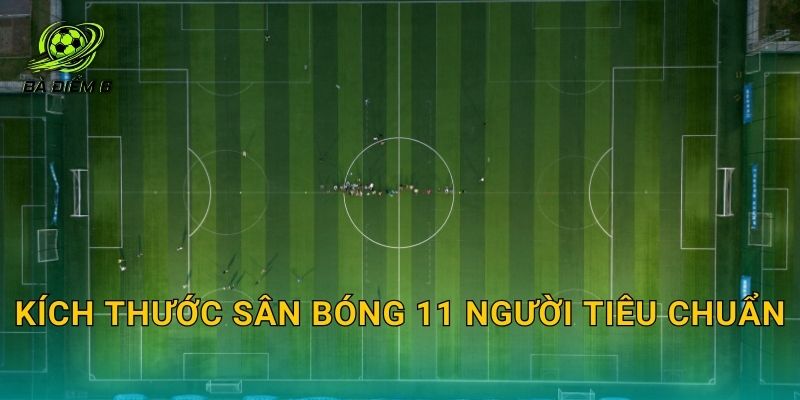 Kích thước sân bóng 11 người tiêu chuẩn: Chuẩn quốc tế và cách hiểu đúng các thông số
