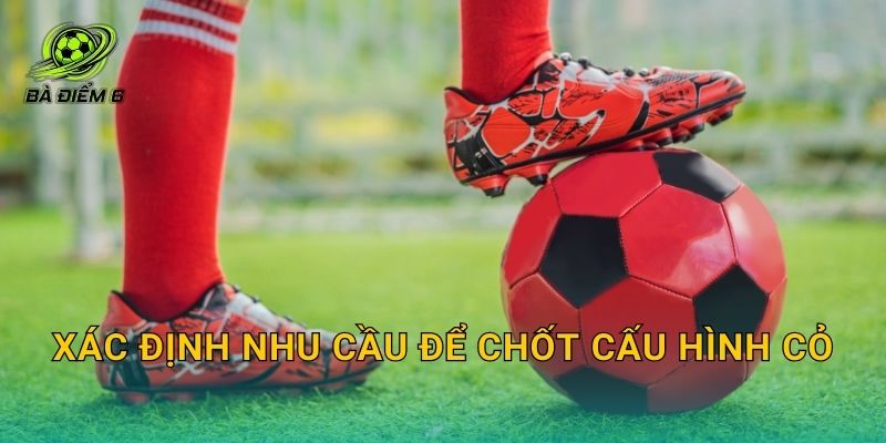 Xác định nhu cầu để chốt cấu hình cỏ