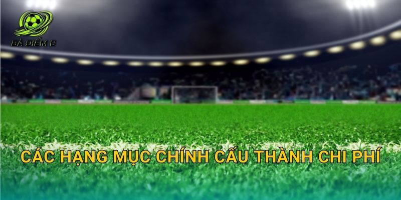 Các hạng mục chính cấu thành chi phí