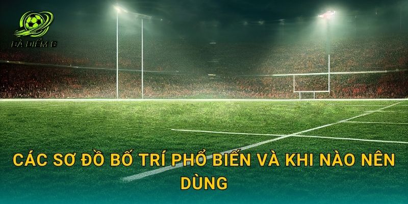 Các sơ đồ bố trí phổ biến và khi nào nên dùng
